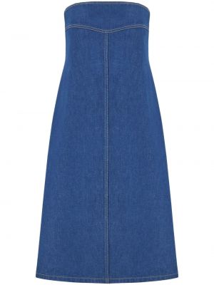 Džínsové šaty Ferragamo modrá