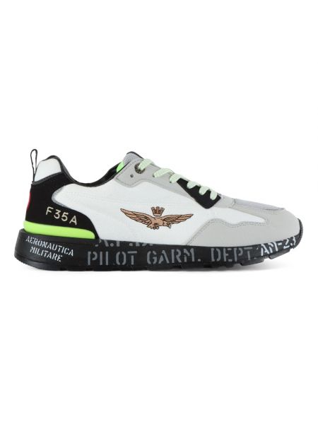 Sneakersy skórzane Aeronautica Militare