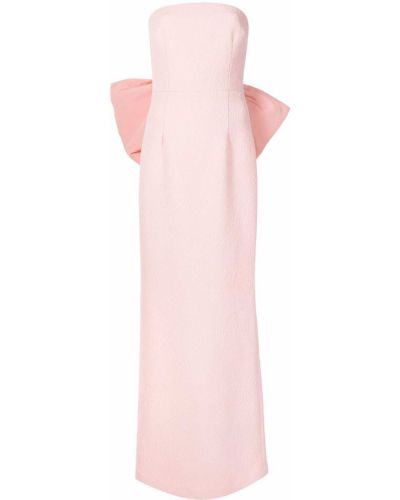 Vestido de noche con escote pronunciado Rebecca Vallance rosa