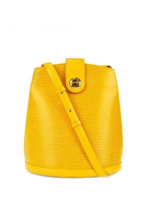 Rankinė su viršutine rankena Louis Vuitton geltona