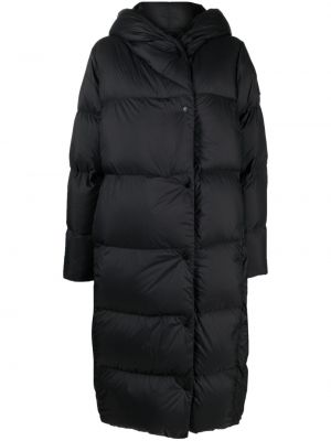 Παλτό με κουκούλα Canada Goose μαύρο