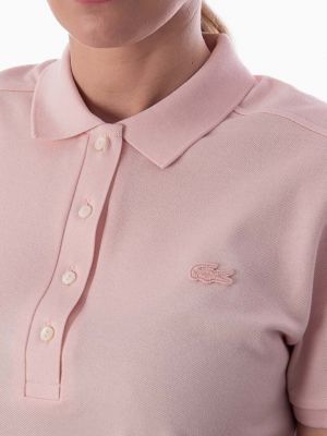 Testhezálló mini ruha Lacoste rózsaszín