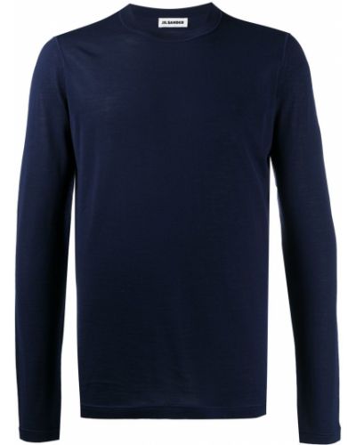 Jersey de punto de tela jersey Jil Sander azul