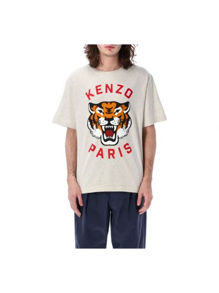 T-shirt mit tiger streifen Kenzo grau