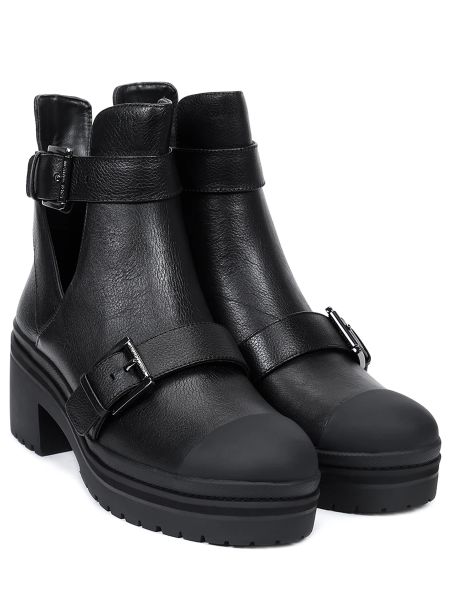 Кожаные ботинки Michael Michael Kors черные
