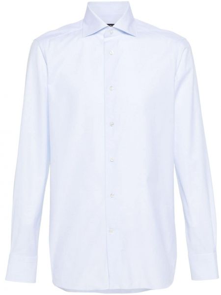 Kockovaná bavlnená košeľa Zegna