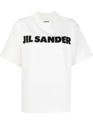 Тениска с принт Jil Sander