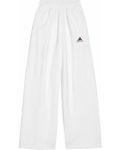 Laza szabású sport nadrág Balenciaga fehér