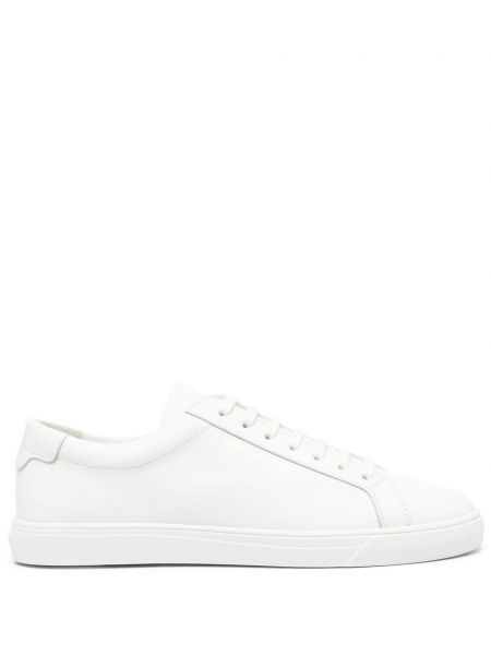 Deri sneaker Saint Laurent beyaz