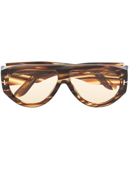 Gözlük Tom Ford Eyewear kahverengi