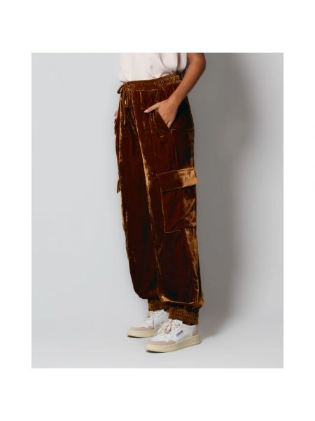 Pantalones de chándal Semicouture marrón
