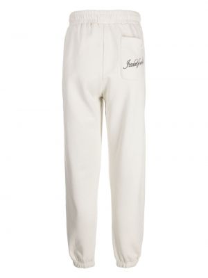 Pantalon de joggings taille haute Izzue blanc