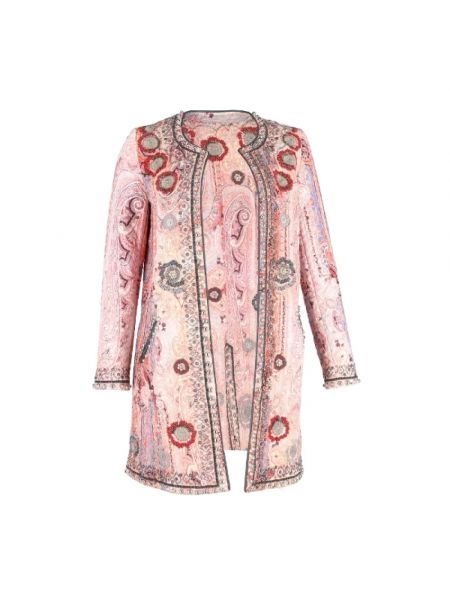 Krótka kurtka bawełniana Isabel Marant Pre-owned różowa