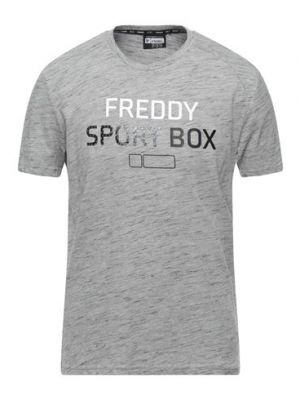 T-shirt di cotone Freddy grigio