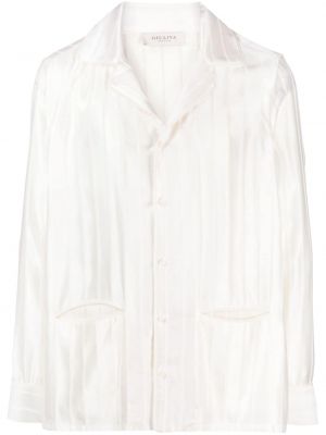 Saténová košeľa Giuliva Heritage biela