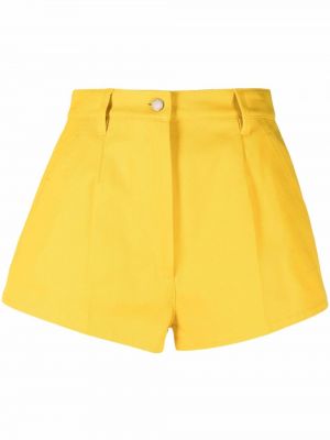 Shorts aus baumwoll Prada gelb