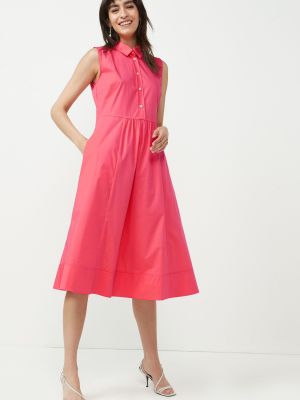 Платье без рукавов Emme Marella Faraday с воротником на пуговицах Emme by Marella розовый