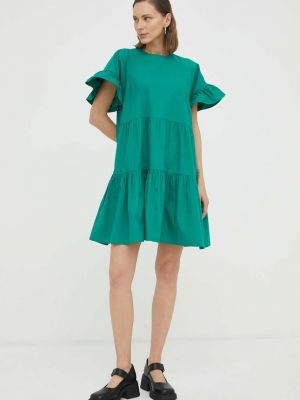Bavlněné mini šaty 2ndday zelené