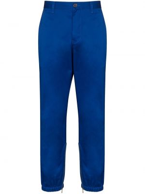 Pantalones de chándal a rayas Gucci azul