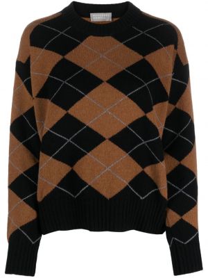 Sweter z wzorem argyle Margaret Howell