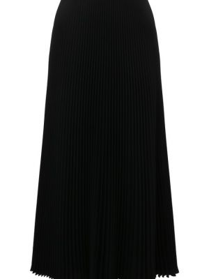 Плиссированная юбка Prada черная