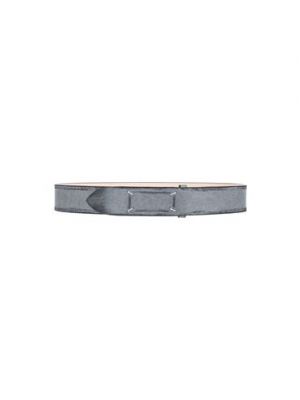 Cinturón de cuero Maison Margiela gris