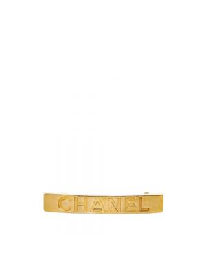 Broszka Chanel Vintage brązowa
