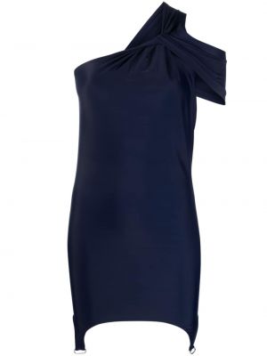 Sukienka mini Courreges niebieska