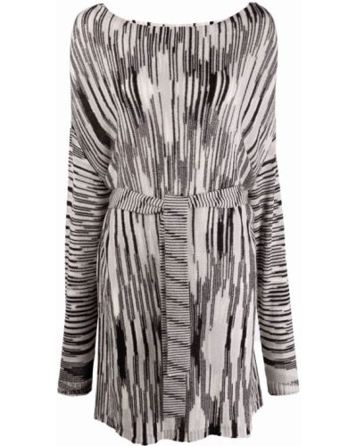 Vestido de cachemir con estampado con estampado de cachemira Missoni gris