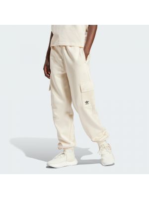 Teplákové nohavice Adidas Originals béžová