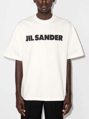 Camiseta con estampado Jil Sander blanco
