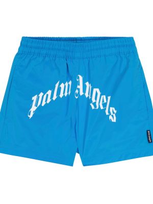 Shorts for gutter Palm Angels Kids blå