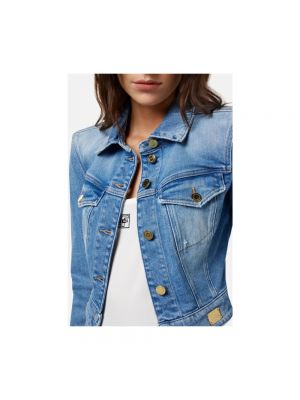 Niebieska kurtka jeansowa Elisabetta Franchi