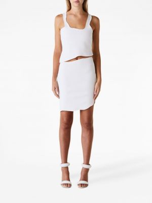 Asymetrické mini sukně Christopher Esber bílé