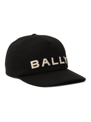 Хлопковая кепка Bally черная