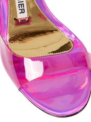 Sandale din piele Alexandre Vauthier roz