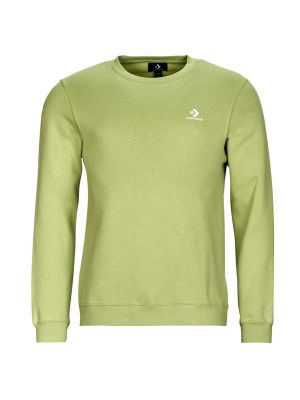 Sportska majica s vezom od flisa s uzorkom zvijezda Converse zelena