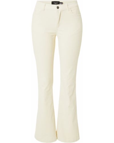 Vlnené džínsy Vero Moda biela