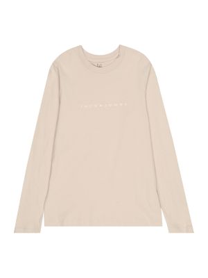 Jack & Jones Junior Tričko 'COPENHAGEN' béžová / biela Jack & Jones Junior Tričko 'COPENHAGEN' béžová / biela