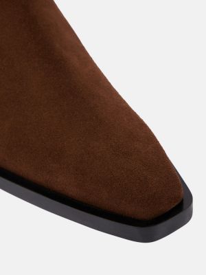 Zomšinės chelsea stiliaus batai Proenza Schouler ruda