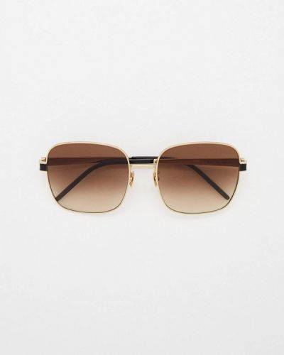 Солнцезащитные очки Saint Laurent, серебряные