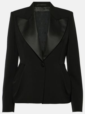 Vlnený oblek Max Mara čierna