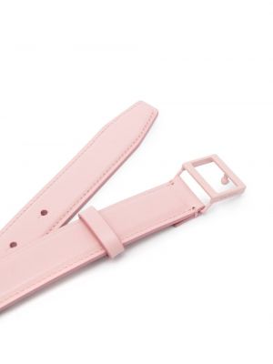 Leder gürtel mit schnalle Acne Studios pink