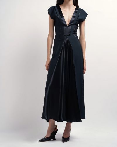 Μάξι φόρεμα από βισκόζη Bottega Veneta