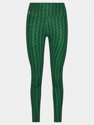 Slim fit leggings Lacoste zöld