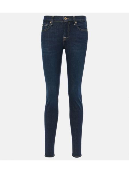 Skinny jeans 7 For All Mankind blå