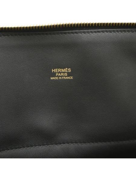 Bolsa de cuero retro Hermès Vintage negro