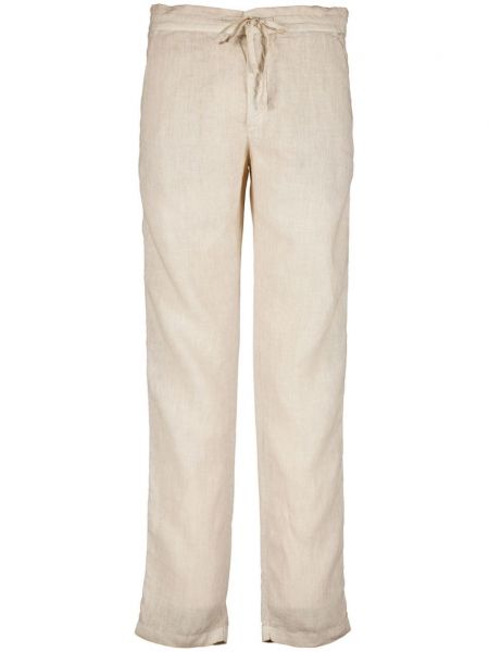 Pantalon droit en lin 120% Lino beige