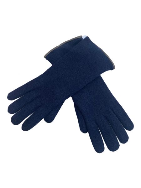 Kaschmir handschuh Restelli Guanti blau