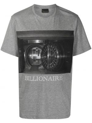 Majica s printom Billionaire siva